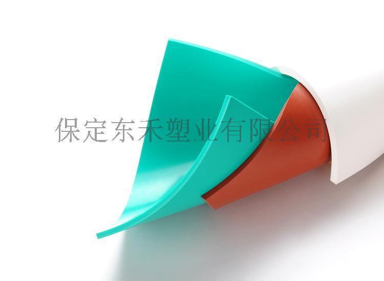 现货供应2-5mm厚 工作台面板专用绿色PVC胶板 防腐蚀无气味PVC软板